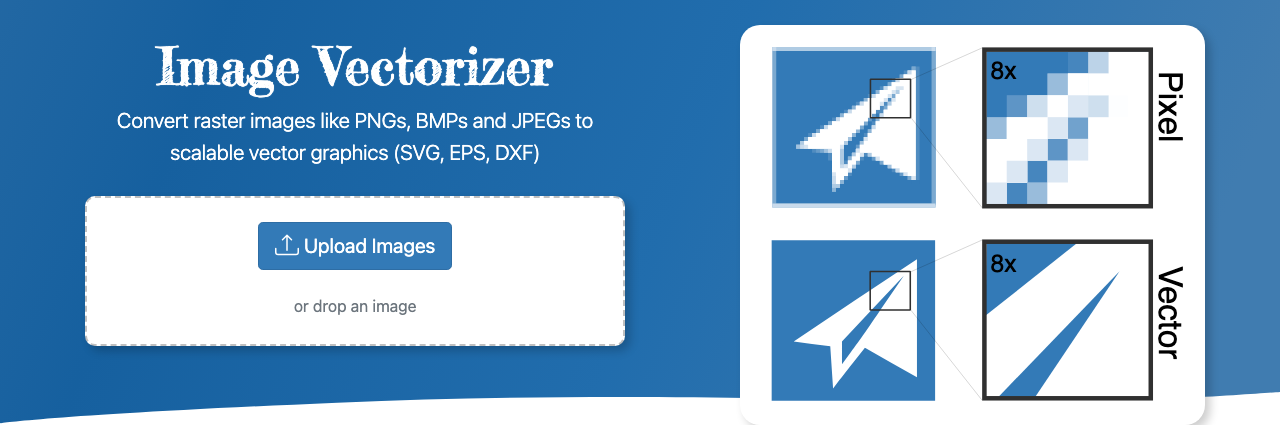 Screenshot of Vectorizer.io