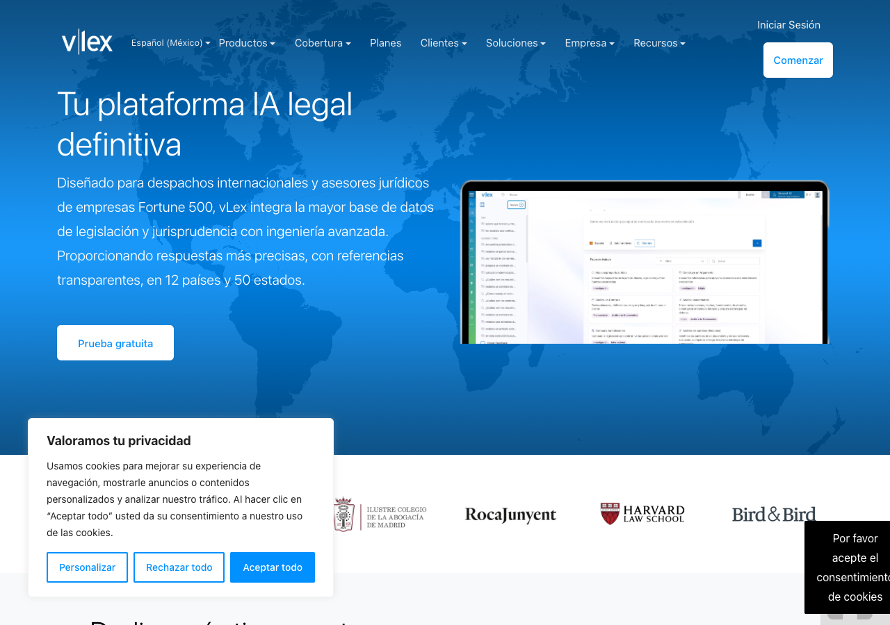vLex main image - Legal intelligence for legal professionals