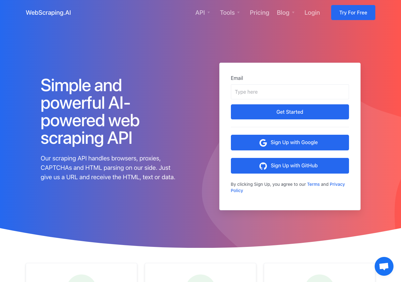 WebScraping.AI main image - Automate Your Web Data Extraction