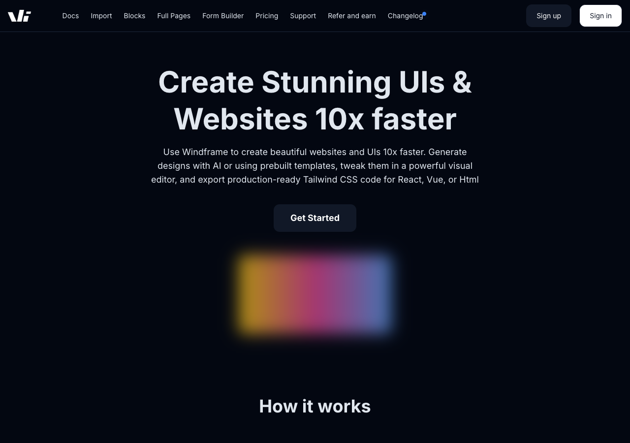 Windframe main image - Empowering your content with AI