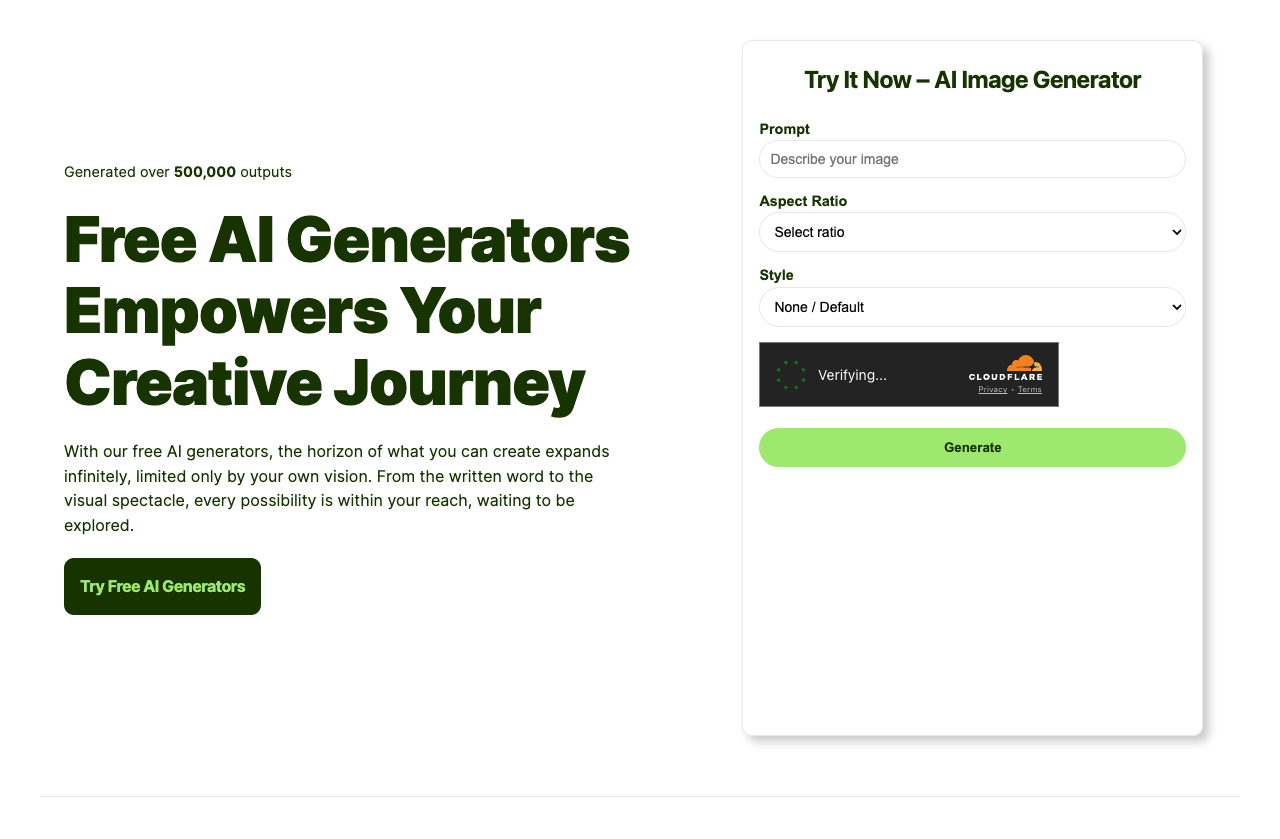Screenshot of WizGenerator