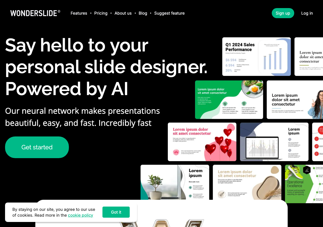 Wonderslide main image - Transforming your content seamlessly