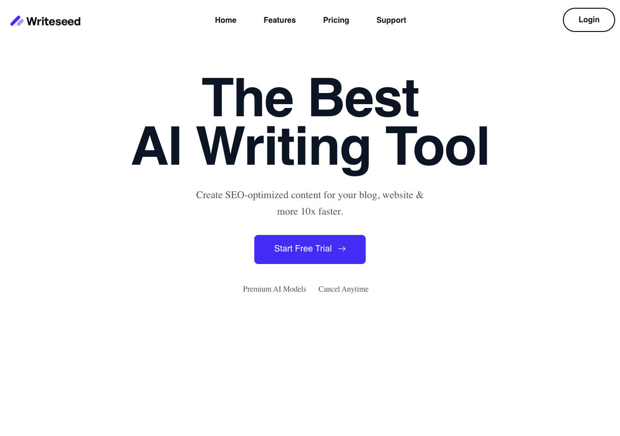 Writeseed main image - Unlock Your Writing Potential