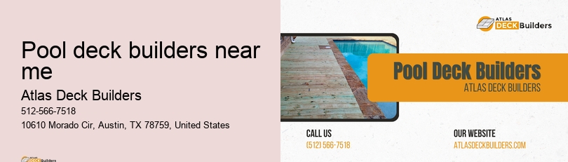 pool deck builders near me  