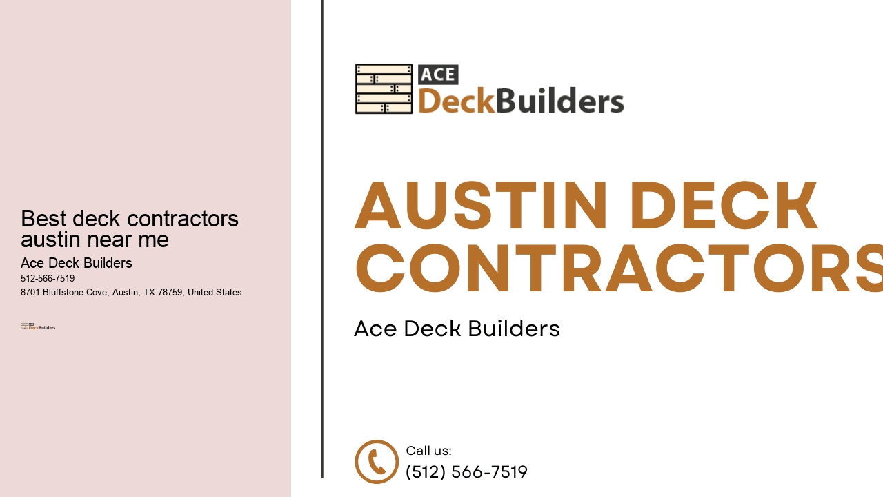 best deck contractors austin near me  