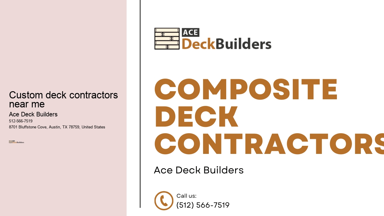 custom deck contractors near me  