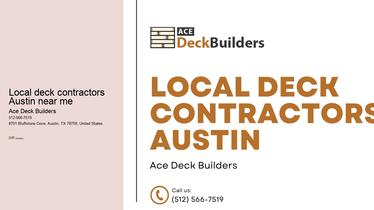 local deck contractors Austin near me  