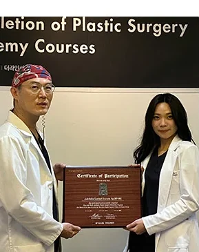 글로벌 아카데미 수료 - 인도네시아 의료진 2022 - 더라인성형외과