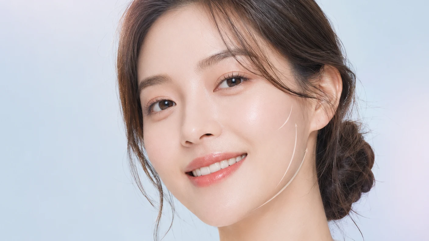 줄기세포 실리프팅 - 녹는 실 12줄과 자가 혈액 줄기세포 재생 - 더라인성형외과