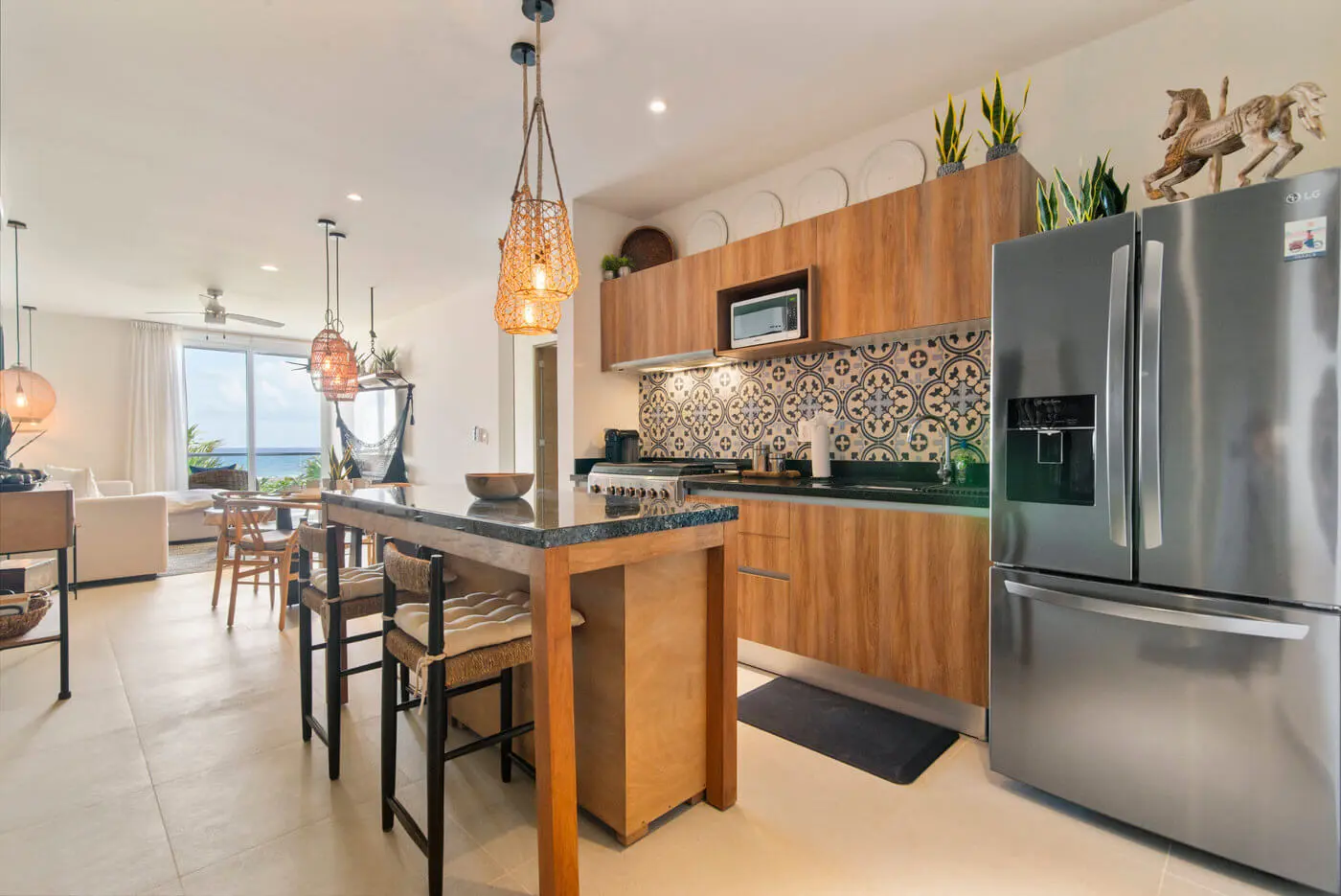 Best Ocean View, Turnkey 2 Bed Santamar, Private Beach Club | Rooflia