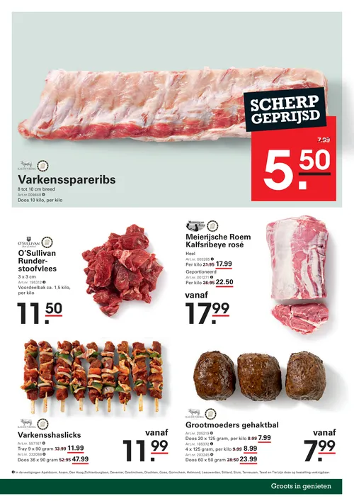 Pagina 3 van Sligro-folder