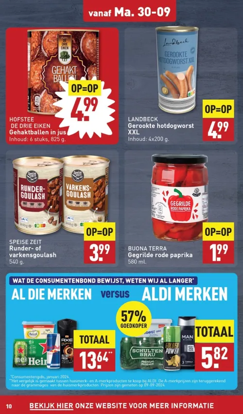 Pagina 10 van ALDI-folder