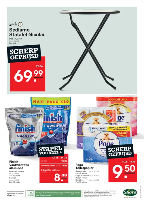 Pagina 16 van Sligro-folder