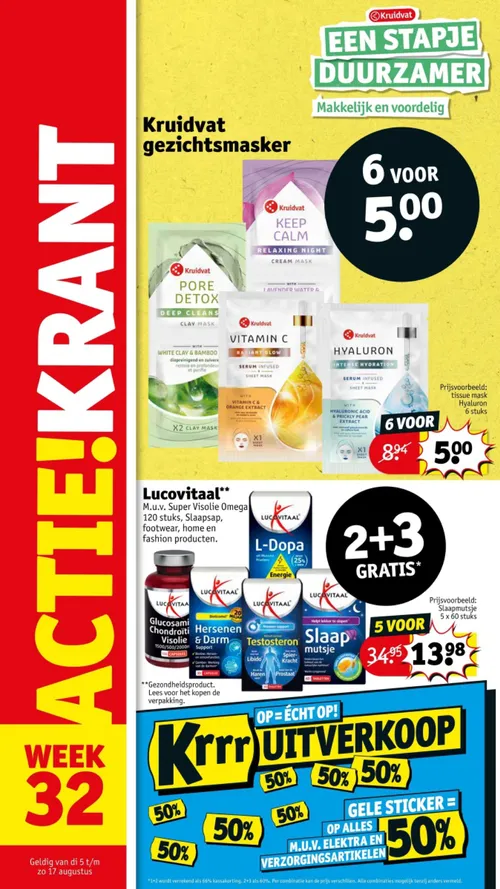 Pagina 1 van Kruidvat-folder