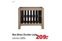 box brian zonder lade