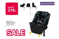 maxi cosi emerald 360 s tonal black groep 1 2 3