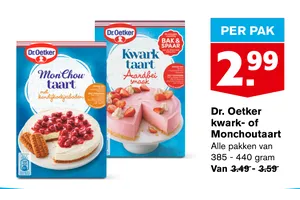 kwark taart aardbei smaak