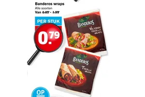 banderos volkoren tortilla wraps