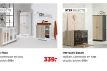 interbaby basalt ledikan commode en kast