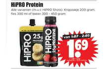 hipro protein framboos aardbei smaak