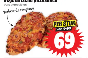 vegetarische pizzasnack