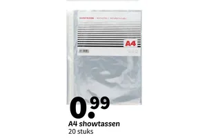 a4 showtassen