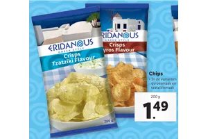 crisps tzatziki flavour