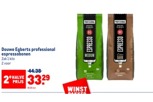 douwe egberts professional espressobonen medium