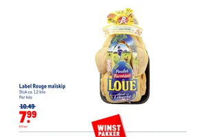 label rouge maiskip