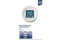 metro professional kartonnen bord