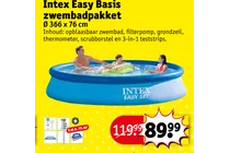 intex easy basis zwembadpakket