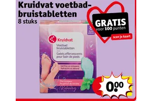 kruidvat voetbad bruistabletten