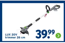 lux 20v trimmer 26 cm