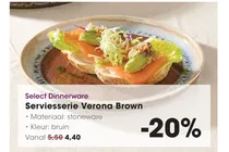 serviesserie verona brown