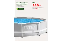 intex prism frame pool set
