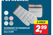 ovenwant of pannenlap
