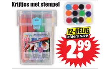 krijtjes met stempel