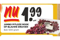 jumbo pitloze rode of blauwe druiven