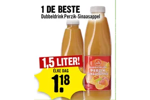 dubbeldrink perzik sinaasappel