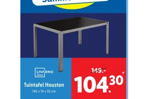 tuintafel houston