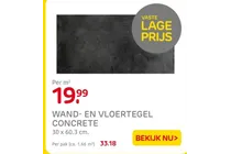 wand en vloertegel