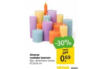 rustieke kaarsen