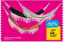 hangmat met franjes