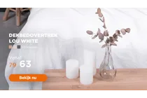 dekbedovertrek lou white