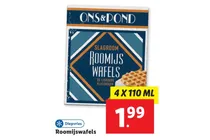 roomijs wafels