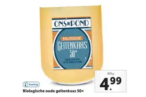 biologische oude geitenkaas