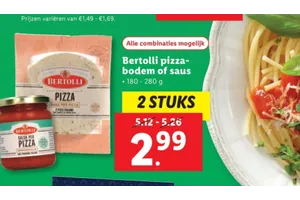 pizza bodem of saus