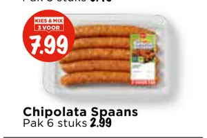 chipolata spaans