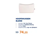 hoofdkussen blend