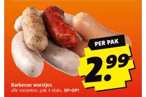 barbecue worstjes